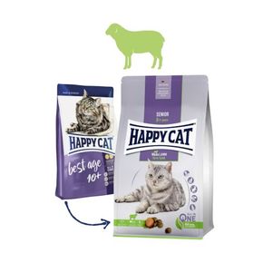 Happy Cat Senior Weide-Lamm (Best Age 10+) для пожилых кошек с ягненком