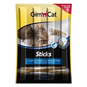 GimCat - 400778GC палочки лакомые беззерновые с лососем и форелью