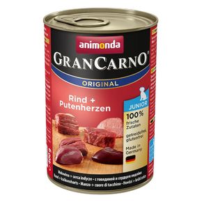 Animonda Gran Carno original Junior Rind & Putenherzen (Говядина, сердце индейки) - консервы для щенков