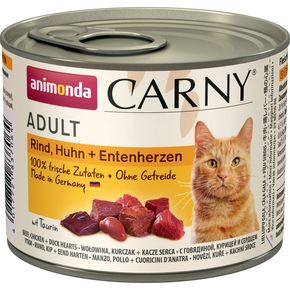 Animonda Carny Adult (с говядиной, курицей и сердцем утки)