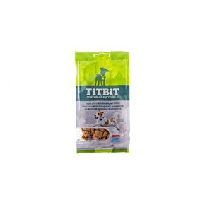 TITBIT Хрустящие подушечки с начинкой со вкусом индейки и шпината, 95 гр