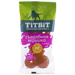 TitBit Съедобная игрушка косточка Standart, 67 гр
