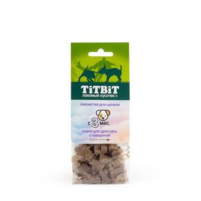 TITBIT Снеки для дрессуры для щенков, 70 гр