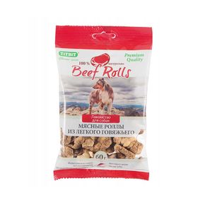 TITBITЛакомство для собак Роллы мясные Beef Rolls , 60 г