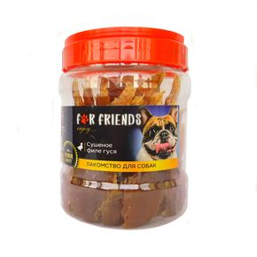 Лакомство For Friends Сушеное филе гуся, 500 г.
