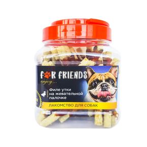 Лакомство For Friends Филе утки на жевательной палочке, 500 г
