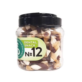 For Dogs Рецепт №12 Dental Snack - лакомство для очистки зубов с кальцием Super Twist, 500гр.