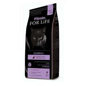 Fitmin cat For Life Hairball Сухой корм для котов для выведения шерсти