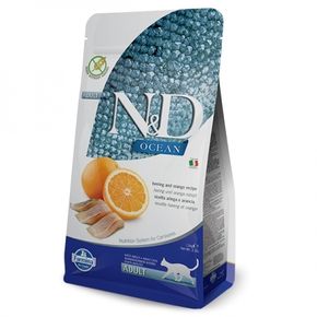 Farmina N&D Low Grain Cat Ocean Codfish & Orange Adult Низкозерновой корм для кошек ОКЕАН треска с апельсином