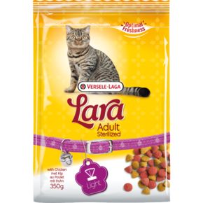 LARA Adult Sterilized Chicken (Лара Стерилайзд Чикен) - полнорационный сухой корм для стерелизованных кошек, курица