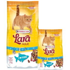 LARA Adult with Salmon (Лара Эдалт Сальмон) - полнорационный сухой корм для кошек, c лососем