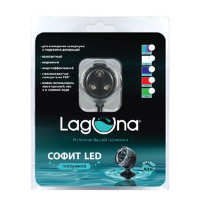 Laguna Софит погружной 101LEDB, 0,4Вт, голубой, 35*35*35мм