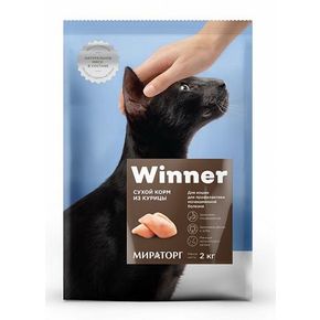 Winner Корм сухой для кошек с мочекаменной болезнью из курицы