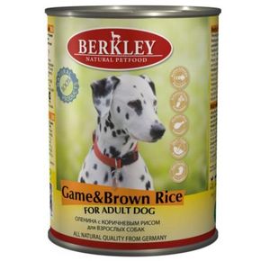 Berkley Adult Game & Brown Rice - Консервы Беркли для взрослых оленина с коричневым рисом