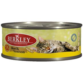 Berkley Adult Beef & Venison - консервы для взрослых кошек говядина с олениной