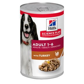Hill's Science Plan Adult 1-6 with TURKEY Корм влажный для взрослых собак с индейкой 370 гр.