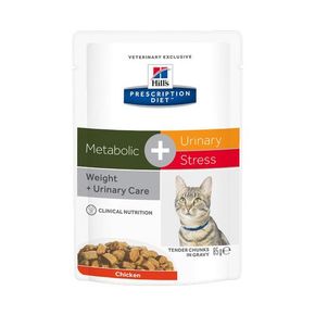 Hills PD Metabolic + Urinary Stress Chicken паучи 0,085 гр