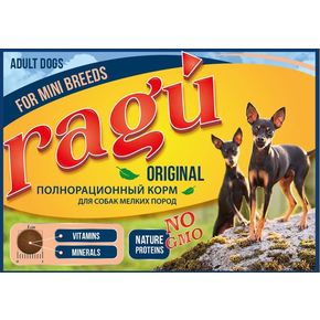 RAGU Mini - Корм сухой для взрослых собак мелких пород c курицей