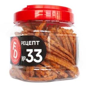 Лакомство For Dogs Рецепт № 33 Полоски из мяса индейки, 500 г, шт