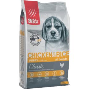 BLITZ Classic PUPPY Chicken & Rice (Блиц Паппи Чикен) Курица и рис - корм для щенков