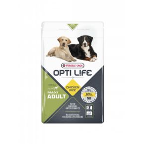 Opti Life Adult Maxi — для взрослых собак крупных пород на основе курицы и риса