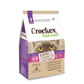 CROCKEX NATURALS CAT Neutered Chicken & Rice Для взрослых стерилизованных кошек с курицей, печенью, рисом и клюквой (курица - 23%, печень - 15%)