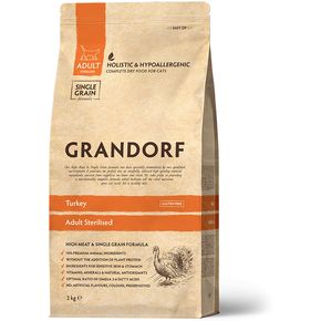GRANDORF - СAT Turkey STERILISED (индейка для стерилизованных кошек)