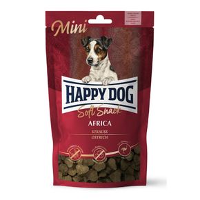 Happy Dog Soft Snack Mini Africa - мягкое лакомство для собак со страусом 100 гр
