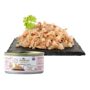 NUEVO Handmade Filets TUNA (НУЭВО ФИЛЕ ТУНА) консервы для кошек с филе тунца 70 г