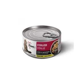 1ST CHOICE Sterilised Chicken Sardine Graine Free Консервы для стерилизованных кошек Курица с сардиной 85 гр.