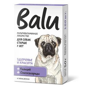 Лакомство мультивитаминное BALU для собак старше 7 лет 