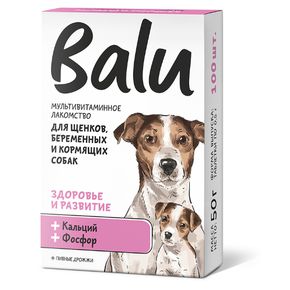 Лакомство мультивитаминное BALU для щенков, беременных и кормящих собак