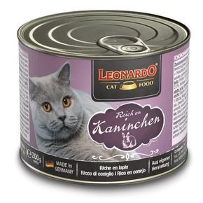 Leonardo Rabbit - Леонардо Рэббит - консервированный корм для кошек с кроликом