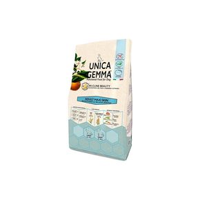 Unica Gemma Maxi Skin - Уника Гемма Макси Скин - для взрослых собак крупных пород для поддержания здоровья кожи и шерсти с лососем