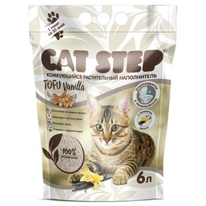 Cat Step Tofu Vanilla растительный комкующийся
