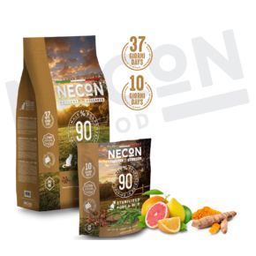 NECON CAT Natural Wellness STERILISED PORK&Rice - НЕКОН корм низкозерновой для стерилизованных кошек и котов со свининой и рисом
