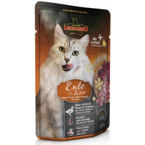Leonardo Duck + Cheese - Леонардо Дак Чиз - паучи для кошек с уткой и сыром, 85 гр