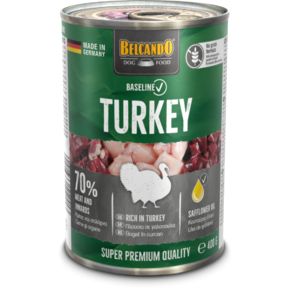 BELCANDO Baseline TURKEY - Белькандо Базелин Турке - консервированный корм для собак с индейкой, 400 гр