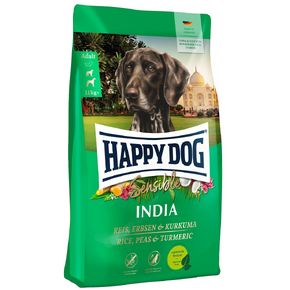 Happy Dog Sensible India -Хэппи Дог Сенсибл Индия - Вегетарианский корм для всех взрослых собак с с рисом, горохом и куркумой