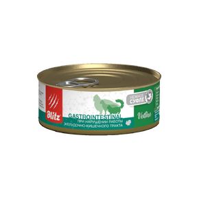 Blitz Vetline Cat Gastrointestinal - влажный корм для кошек при нарушениях работы ЖКТ