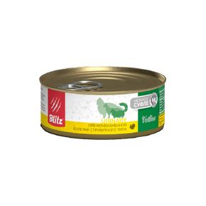 Blitz Vetline Cat Urinary - влажный корм для кошек при мочекаменной болезни струвитного типа