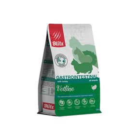 BLITZ Cat VETLINE Gastrointestinal - Блиц ветлайн Гастроинтеншинал - полнорацонный диетический корм для кошек при нарушении работы желудочно-кишечного тракта