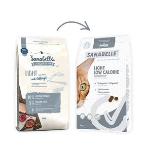 Bosch Sanabelle Light LOW Calorie (Бош Санабелль Лайт с птицей) - для поддержания веса после кастрации или стерилизации