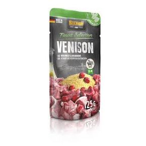 BELCANDO Wild Venison with millet & Lingonberries 125g - Белькандо Венишн - паучи для собак с мясом дичи, просом и брусникой, 125 гр