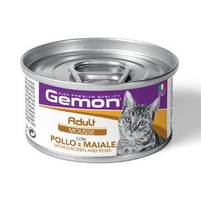 Gemon Cat Mousse ADULT Chicken & Pork - Гемон Мусс для взрослых кошек с курицей и свининой 85 гр