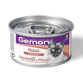 Gemon Mousse ADULT Chicken & Salmone Cat - Гемон Мусс для взрослых кошек с курицей и лососем 85 гр