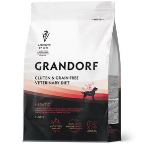 GRANDORF DOG VET HEPATIC - Грандорф Вет Гепатик - диетический корм для собак при хронической почечной недостаточности на основе бескостной индейки