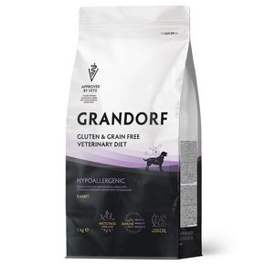 GRANDORF DOG VET HYPOALLERGENIC - Грандорф Вет Гипоаллергеник - диетический корм для собак при пищевой аллергии на основе гидролизованного белка кролика