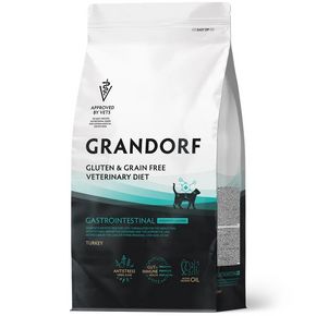 GRANDORF CAT VET GASTROINTENSINAL MODERATE CALORIE - Грандорф Вет Гастроинтеншинал Модерит Калори - диетический корм для кошек при острых расстройствах пищеварения на основе бескостной индейки