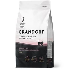 GRANDORF CAT VET URINARY S/O - Грандорф Вет Уринари - диетический корм для кошек для растворения струвитных камней на основе бескостной индейки